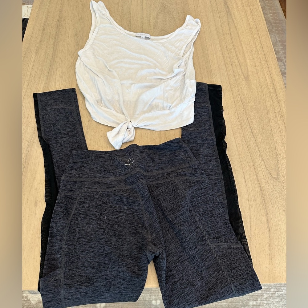 Beyond Yoga leggings (small) and top (medium)